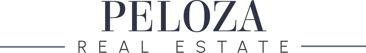 Peloza Real Estate Text Logo